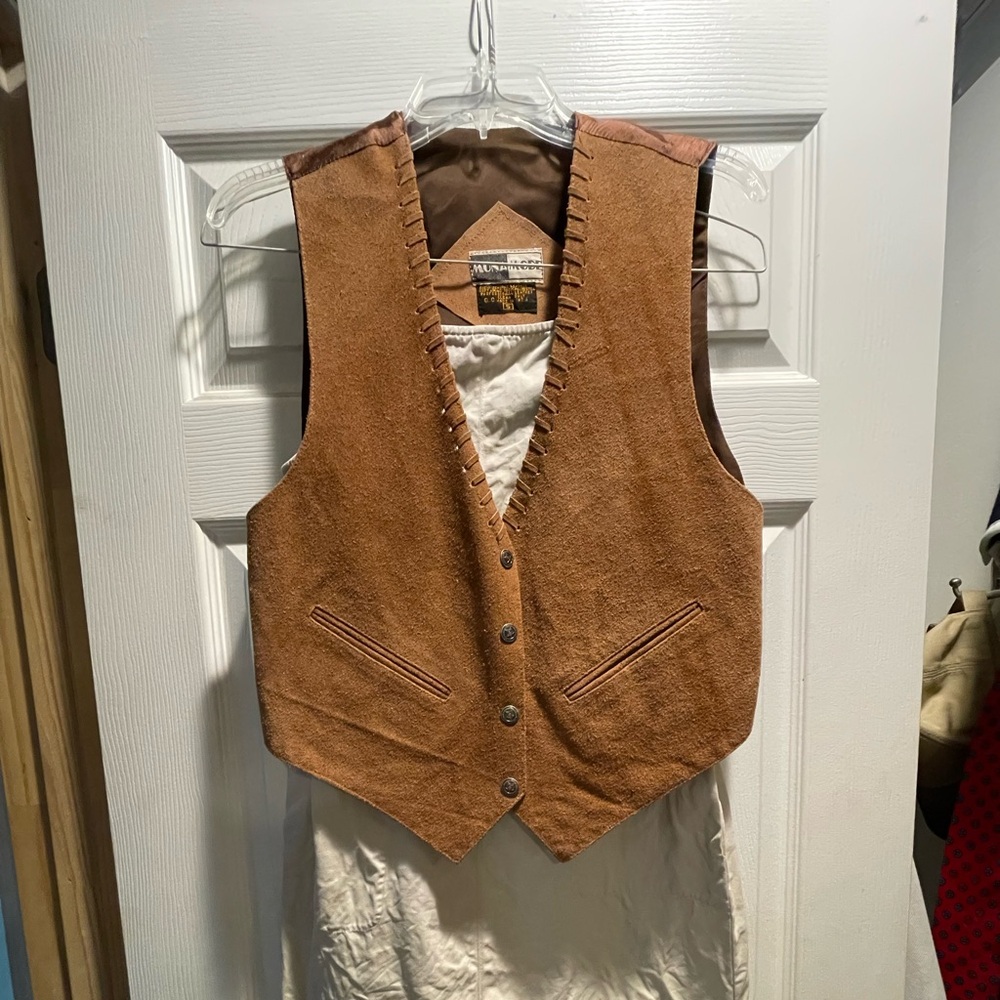 Mona Mode Genuine Leather Vest